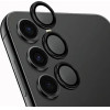 UNIQ Optix Aluminum Camera Lens Protector for Samsung Galaxy S24 camera lens with applicator - black - (Uni001169-0)