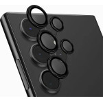 UNIQ Optix Aluminum Camera Lens Protector for Samsung Galaxy S24 Ultra camera lens with applicator - black - (Uni001213-0)
