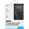 UNIQ Optix Aluminum Camera Lens Protector for Samsung Galaxy S24 Ultra camera lens with applicator - black - (Uni001213-0)