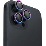 UNIQ Optix Aluminum Camera Lens Protector iPhone 16 Pro 6.3 / 16 Pro Max 6.9 iridescent camera lens glass with applicator - (Uni001357-0)