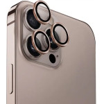 UNIQ Optix Aluminum Camera Lens Protector iPhone 16 Pro 6.3 / 16 Pro Max 6.9 taupe gold camera lens glass with applicator - (Uni001356-0)