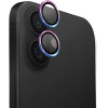 UNIQ Optix Aluminum Camera Lens Protector with Applicator for iPhone 16 / iPhone 16 Plus - Iridescent - (Uni001331-0)