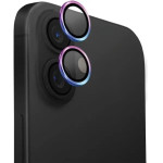 UNIQ Optix Aluminum Camera Lens Protector with Applicator for iPhone 16 / iPhone 16 Plus - Iridescent - (Uni001331-0)