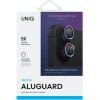 UNIQ Optix Aluminum Camera Lens Protector with Applicator for iPhone 16 / iPhone 16 Plus - Iridescent - (Uni001331-0)