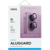 UNIQ Optix Aluminum Camera Lens Protector with Applicator for iPhone 16 / iPhone 16 Plus - Pink - (Uni001330-0)