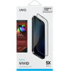 UNIQ Optix Vivid tempered glass with applicator for iPhone 16 Plus - (Uni001314-0)