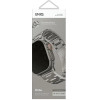 UNIQ Osta Stainless Steel strap for Apple Watch 1/2/3/4/5/6/7/8/SE/SE2/Ultra 42/44/45/49mm - silver - (Uni000938-0)