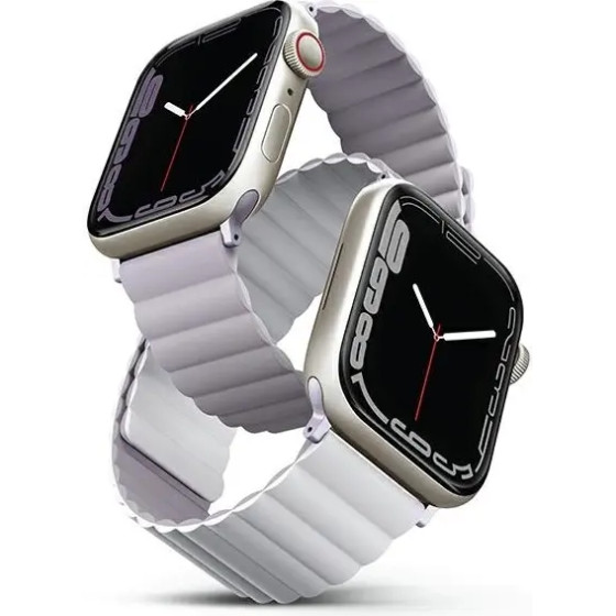 UNIQ Revix strap for Apple Watch 1/2/3/4/5/6/7/8/SE/SE2 38/40/41mm - lilac and white - (Uni000682-0)