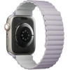 UNIQ Revix strap for Apple Watch 1/2/3/4/5/6/7/8/SE/SE2/Ultra 42/44/45/49mm - lilac-white - (Uni000685-0)