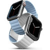 UNIQ Revix strap for Apple Watch 1/2/3/4/5/6/7/8/SE/SE2/Ultra 42/44/45/49mm - white and blue - (Uni000652-0)
