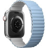 UNIQ Revix strap for Apple Watch 1/2/3/4/5/6/7/8/SE/SE2/Ultra 42/44/45/49mm - white and blue - (Uni000652-0)