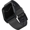 UNIQ Straden Leather Hybrid Strap for Apple Watch 1/2/3/4/5/6/7/8/SE/SE2/Ultra 42/44/45/49mm - Gray - (Uni000617-0)