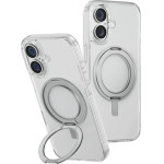 UNIQ Swivix 360 Rotating Kickstand Case for iPhone 16 Plus - Clear - (Uni001527-0)