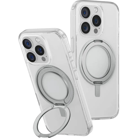 UNIQ Swivix 360 Rotating Kickstand Case for iPhone 16 Pro - Clear - (Uni001523-0)