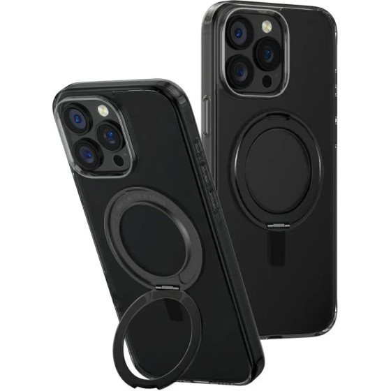 UNIQ Swivix 360 Rotating Kickstand Case for iPhone 16 Pro Max - Black - (Uni001520-0)