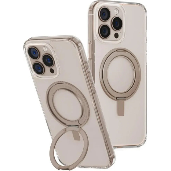 UNIQ Swivix 360 Rotating Kickstand Case for iPhone 16 Pro Max - Gold - (Uni001524-0)
