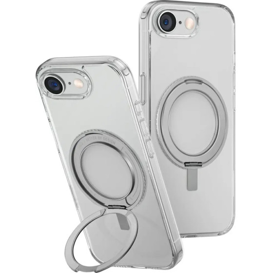 UNIQ Swivix 360 Rotating Kickstand Case for iPhone 16e - Clear - (Uni001539-0)