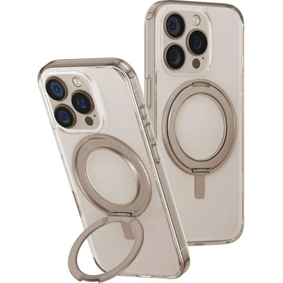UNIQ Swivix 360 Rotating Kickstand iPhone 16 Case - Gold - (Uni001525-0)