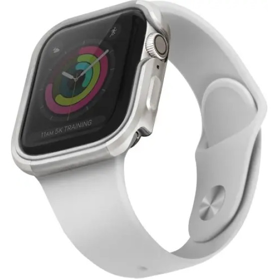 UNIQ Valencia case for Apple Watch 4 / 5 / 6 / SE 40mm - silver - (Uni000016-0)