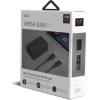 UNIQ Versa Slim LITHOS Collective USB-C PD 18W wall charger + USB-C / USB-C cable - black - (Uni000003-0)
