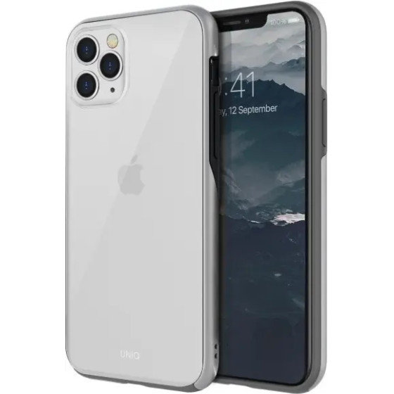 UNIQ Vesto Hue case for iPhone 11 Pro Max - transparent and silver - (Uni000036-0)