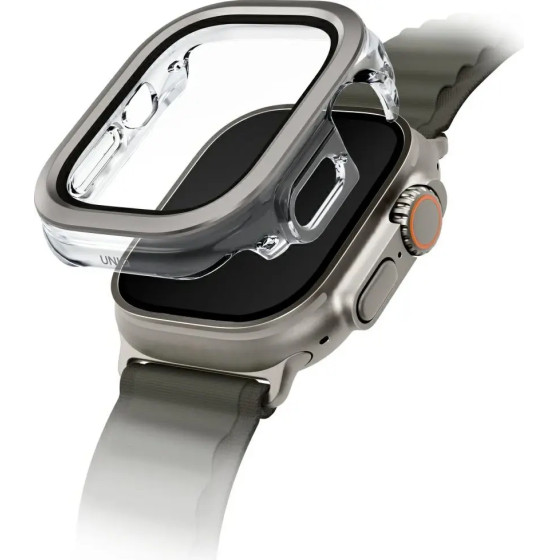 UNIQ Voute case with tempered glass for Apple Watch Ultra 49 mm - silver - (Uni001504-0)