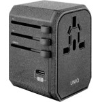 UNIQ Voyage LITHOS Collective 33W 2xUSB PD 18W QC 3.0 travel adapter - gray - (Uni000002-0)
