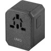 UNIQ Voyage LITHOS Collective 33W 2xUSB PD 18W QC 3.0 travel adapter - gray - (Uni000002-0)