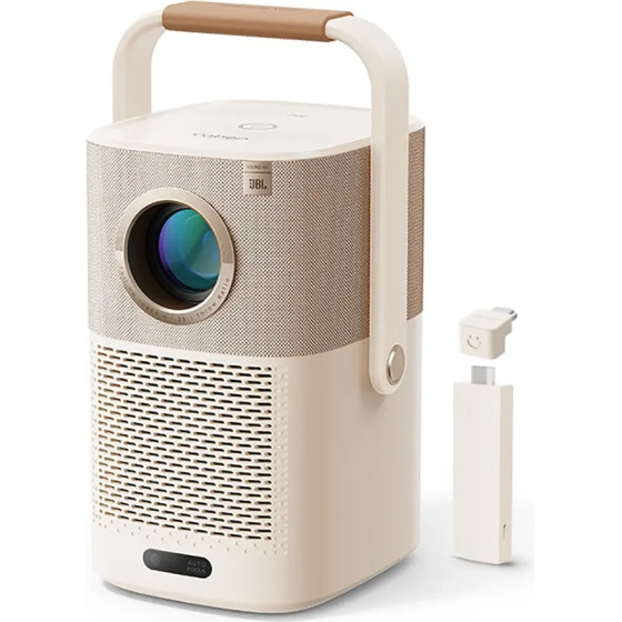Yaber LCD FullHD 1080p Multimedia Projector with JBL Speakers - Beige - (T2 PLUS)