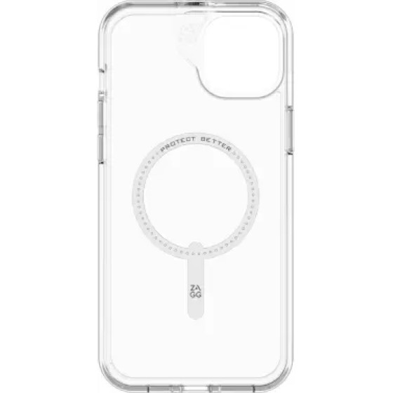 Zagg Crystal Palace Snap MagSafe Case for iPhone 14 Plus / 15 Plus - Clear - (IC702312617-0)