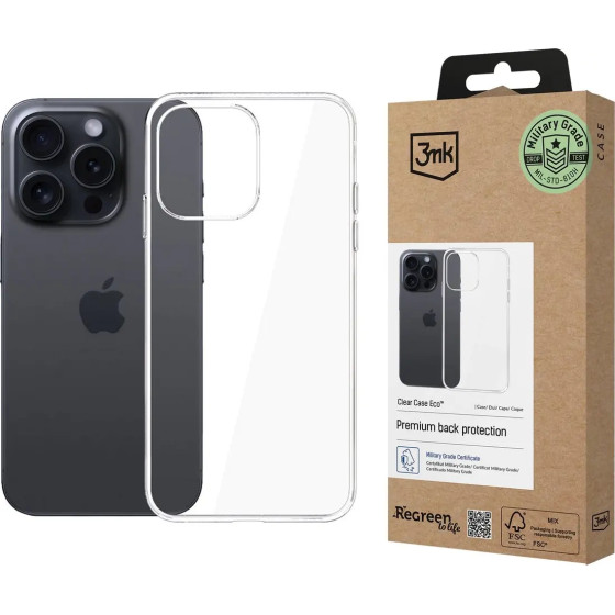 3mk Protection 3mk Clear Case Eco for Apple iPhone 15 pro max - transparent - (W-3ClCasEco-AiP15PM-0)