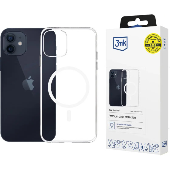 3mk Protection 3mk Clear MagCase for Apple iPhone 12/12 Pro - transparent - (W-3CleMagC-AiP12P-0)