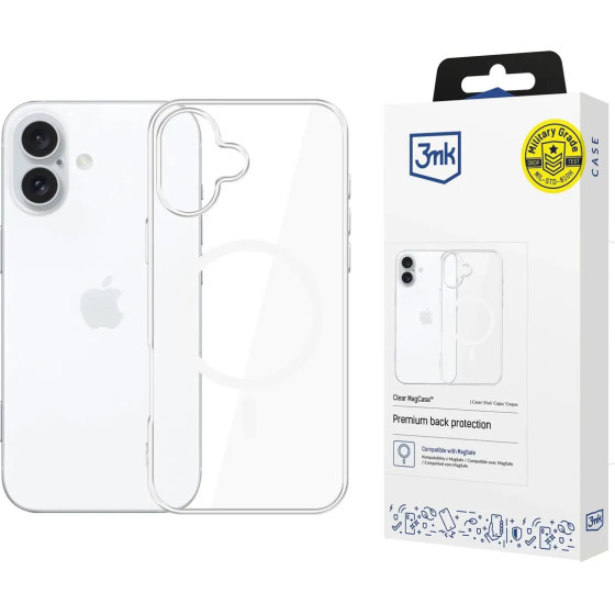 3mk Protection 3mk Clear MagCase for Apple iPhone 16 Plus - transparent - (W-3CleMagC-AiP16Plu-0)