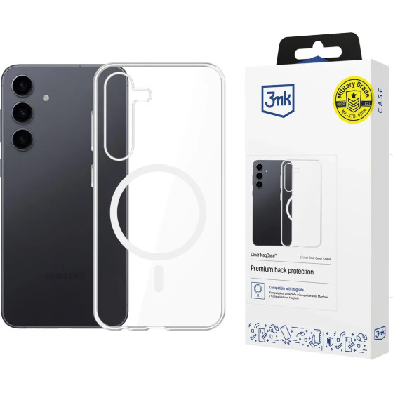 3mk Protection 3mk Clear MagCase for Samsung Galaxy S24 - transparent - (W-3CleMagC-SaS24-0)