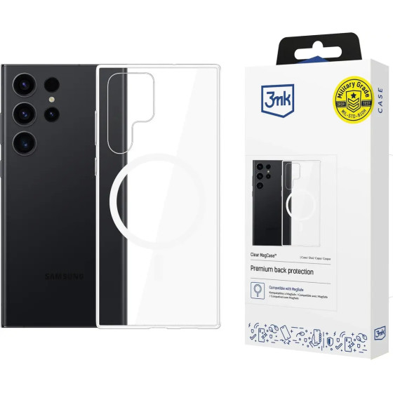3mk Protection 3mk Clear MagCase for Samsung Galaxy S24 Ultra - transparent - (W-3CleMagC-SaS24U-0)