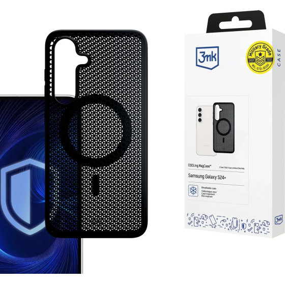 3mk Protection 3mk COOLing MagCase for Samsung Galaxy S24+ - black - (W-3CoolMagC-SaS24+-0)