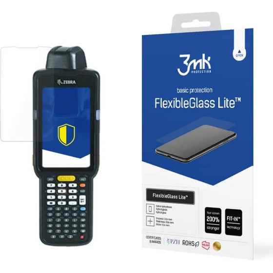 3mk Protection 3mk FlexibleGlass Lite(TM) hybrid glass on Zebra MC330M - (106566-0)
