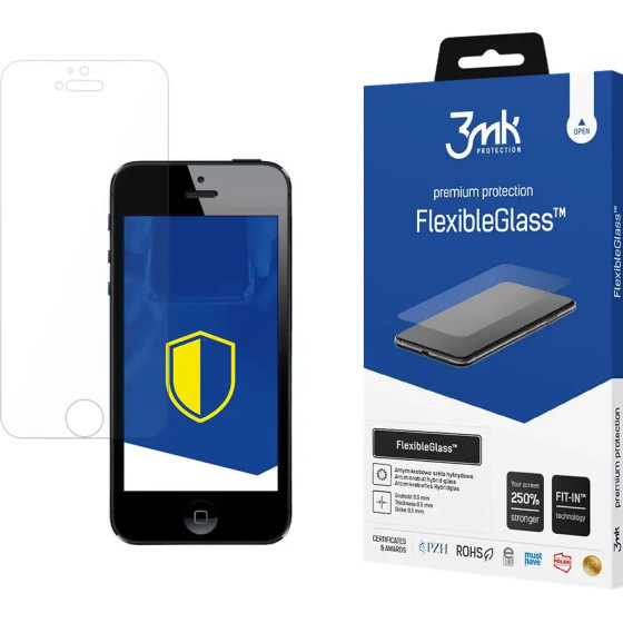 3mk Protection 3mk FlexibleGlass(TM) hybrid glass for iPhone SE - (106757-0)