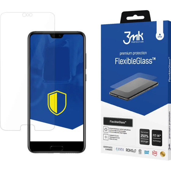 3mk Protection 3mk FlexibleGlass(TM) hybrid glass on Huawei P20 Pro - (106877-0)