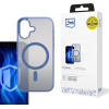 3mk Protection 3mk Frosty MagCase Blue Case for Apple iPhone 16 Plus - Transparent - (W-3FrMaCaBu-AiP16Plu-0)