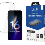3mk Protection 3mk HardGlass Max Lite Tempered Glass with Black Frame for iPhone 16 Pro - (W-3HGMxLB-AiP16Pro-0)
