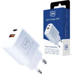 3mk Protection 3MK HyperCharger 20W 1xUSB-C + 1xUSB-A PD / QC charger - (141567-0)