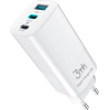 3mk Protection 3MK HyperCharger 65W 2xUSB-C + 1xUSB-A charger GAN, PD + QC - (134727-0)