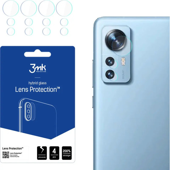 3mk Protection 3MK Lens Protect Xiaomi 12 / 12X Camera lens protection 4 pcs - (140955-0)
