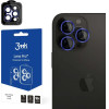 3mk Protection 3mk Lens Protection Pro Camera Cover - with Blue Frame for iPhone 15 Pro - (151413-0)