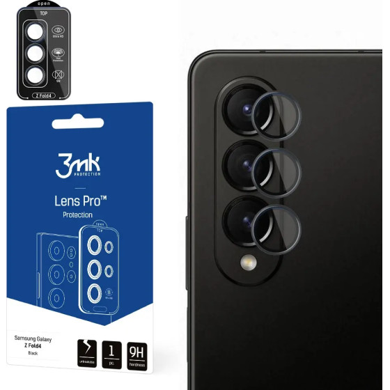 3mk Protection 3mk Lens Protection Pro Camera Cover for Samsung Galaxy Z Fold 4 - Black - (149301-0)