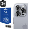 3mk Protection 3mk Lens Protection Pro Camera Cover with Titanium Frame for iPhone 16 Pro / 16 Pro Max - (157390-0)