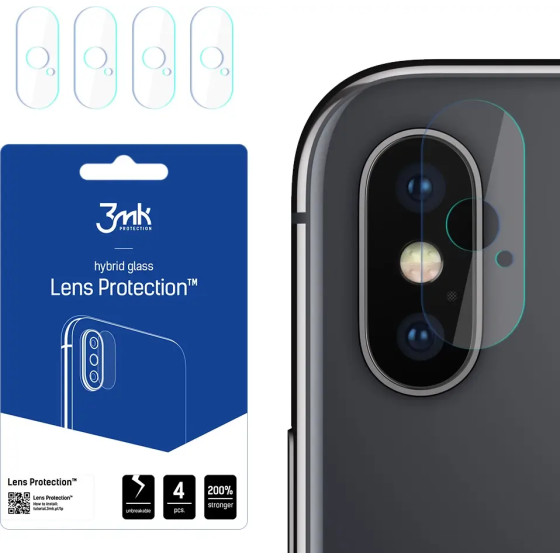3mk Protection 3mk Lens Protection(TM) hybrid camera glass for iPhone X - (107878-0)