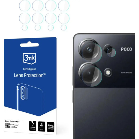 3mk Protection 3mk Lens Protection(TM) hybrid camera glass for Poco M6 Pro 4G - (154778-0)