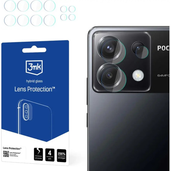3mk Protection 3mk Lens Protection(TM) hybrid camera glass for Poco X6 5G - (154668-0)